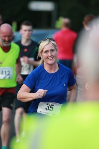 The late Shaun Graham's mum Katriona during this evening's memorial event for her son. Pic by Brian McDaid.