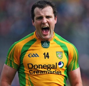 Donegal captain Michael Murphy.