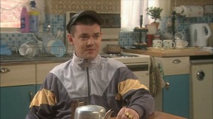 Danny as Buster in Mrs Brown's Boys....he could be serving you your Christmas Dinner