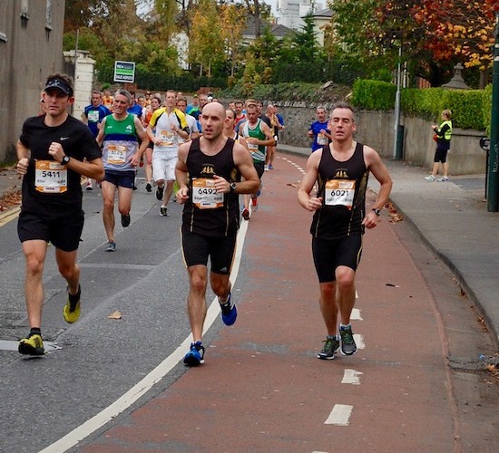 Darren Price and Ciaran O'Donnell who both did amazing times of 3.12 in the Dublin Marathon today.