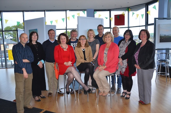  Some of the musicians and writers for Sunday Miscellany,  Alan Mc Monagle , Marie Hannigan, Brian O'Sullivan, Martin McGinley, Moya Cannon, Pat Boran, Traolach O'Fionnain Arts Officer, Siobhan McNamara, Winifred McNulty , Denise Blake, Cliodhna Ní Anluain producer, Geralyn Aspil broadcast co-ordinator 