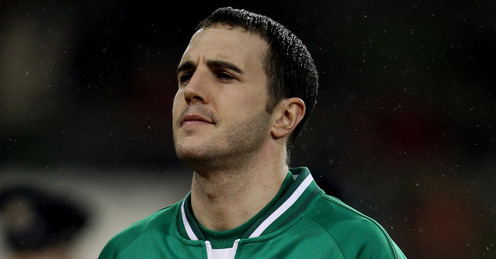 John O'Shea - celebrated his 100th appearance with a cracking goal!