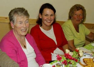 Plenty to smile about for the fundraising tea for the Drumkeen Marching Band.