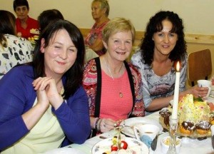 These ladies enjoyed their tea at the fundraising tea dance.