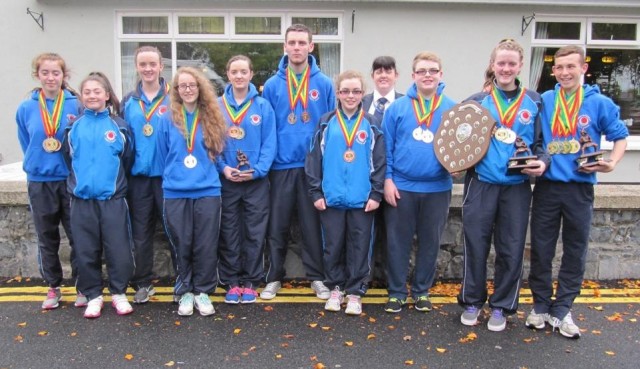 Medal winners from the ISKU after recent success in Carlow