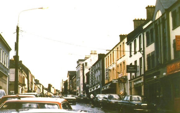 Letterkenny's Main Street in the 1980s.