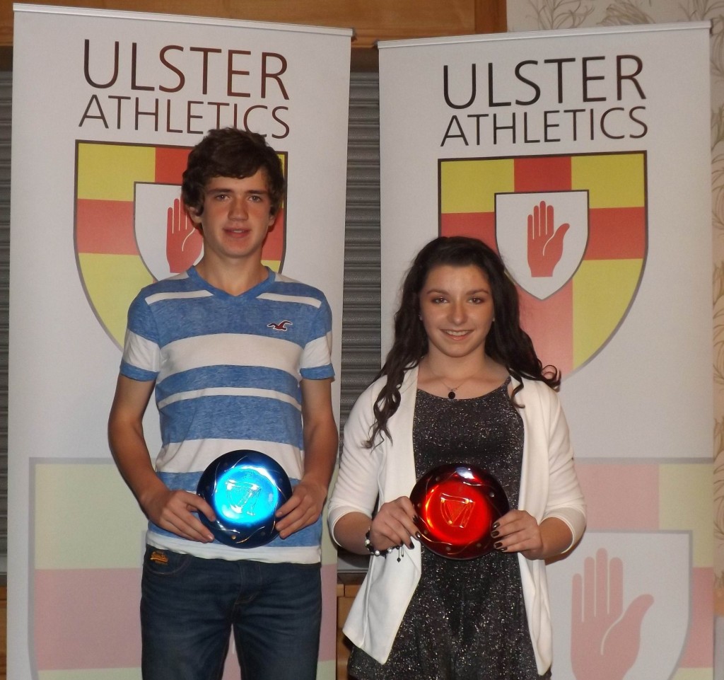 "Lúthchleasaithe Uladh na Bliana Bronnta ar Bheirt Scolaire de Ghairmscoil Chú Uladh" Comhghairdeas le Aaron Mac Floinn (3ú bliain) agus Lauren ní Cheallacháin (1ú bliain) a bhí bronnta le na gradaim ' Lúthchleasaithe Uladh na Bliana, 2014' as a gcuid éachtaí sa lúthcleasaíocht lena gclub Finn Valley Ac ar na mallaibh.