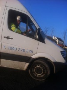 Irish Water contractors in Drumkeen