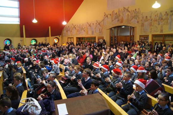 The huge crowd at the school pageant. All pics by Shane Wallace.