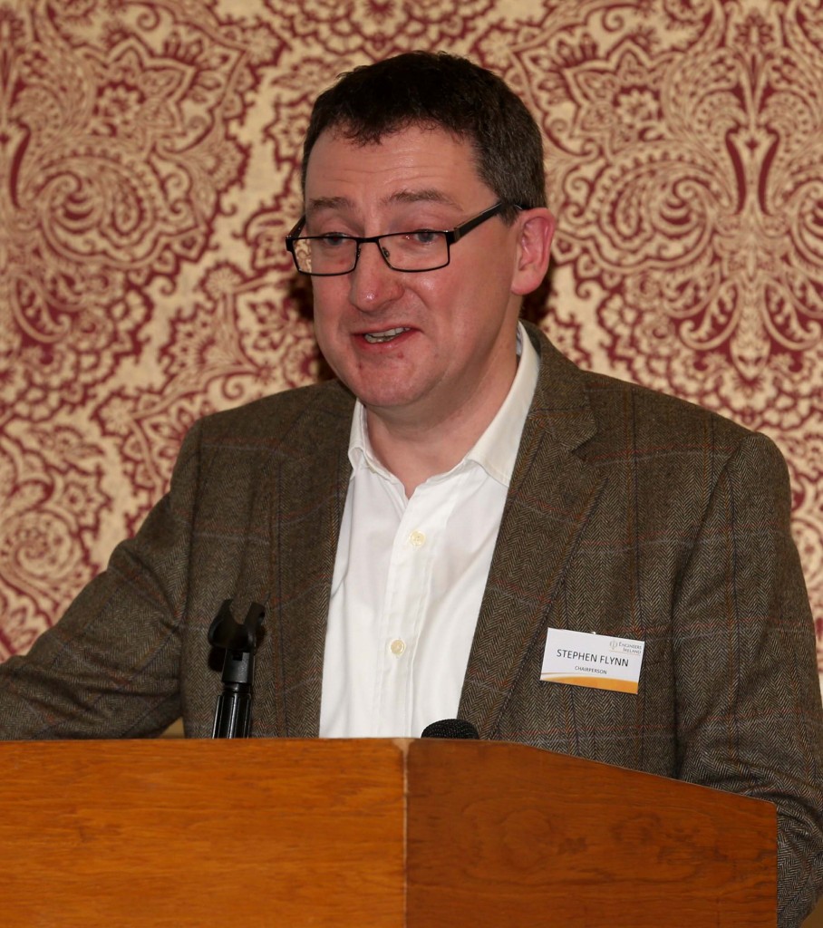 Donegal Region Chairman of Engineers Ireland Stephen Flynn address the attendance at the Open Evening which the group held in the Radisson Hotel, Letterkenny on Thursday in conjunction with Donegal County Council.