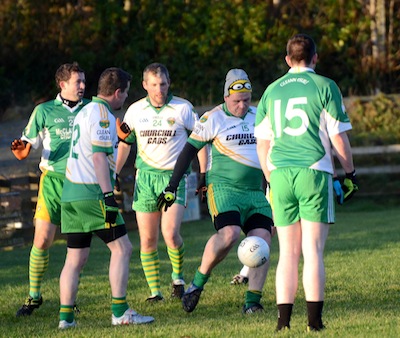 Paddy McGinty sports the latest fashion accessory from GAA headquarters!