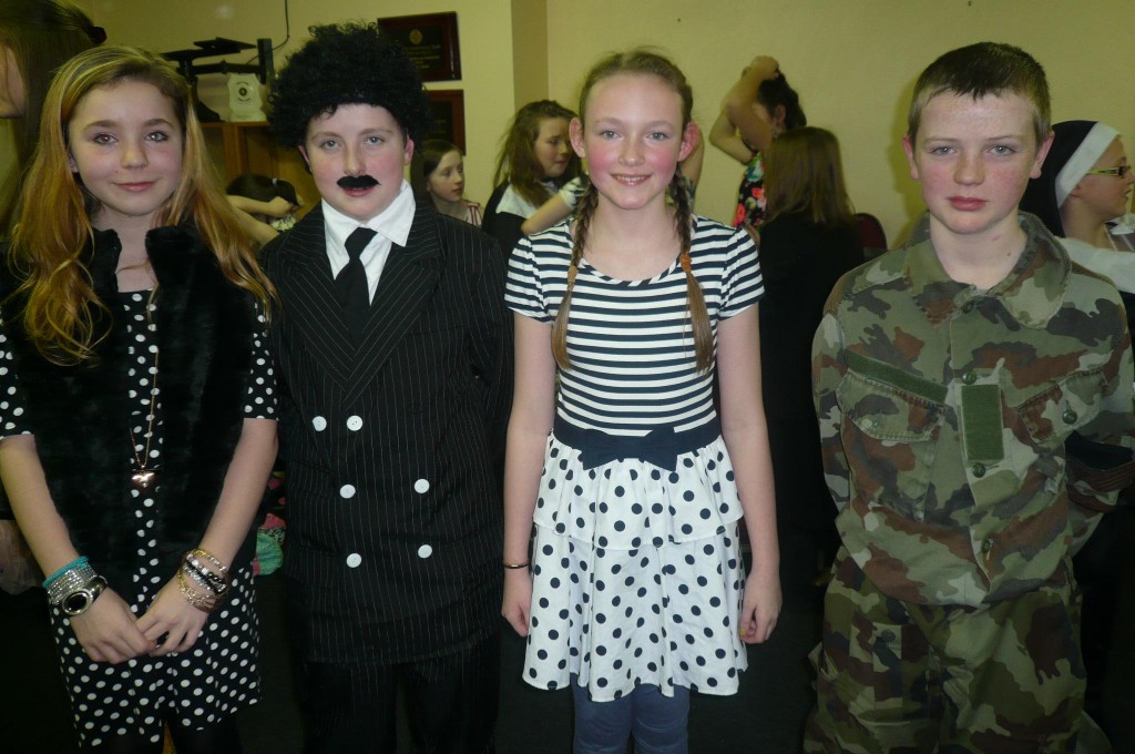 Libbie Harkin, Peadar Gallagher, Lauren Hall and Jack    Gallagher as Elsa, Max, Liesl and Rolf.JPG