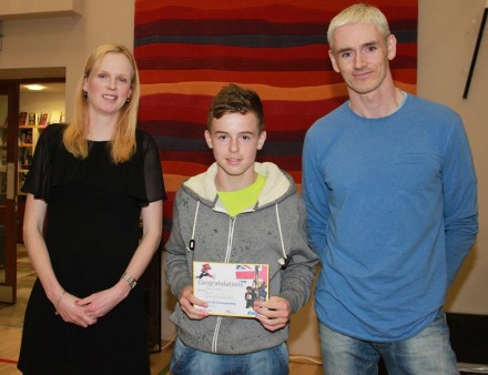 Marc Walsh, RCS who competed on the Donegal team at the UK Sportshall Athletics Finals in Manchester