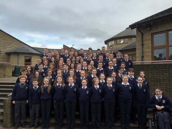 The cast of the Mulroy College variety show.