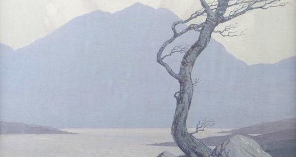 The painting by Paul Henry which fetched the top price at auction.