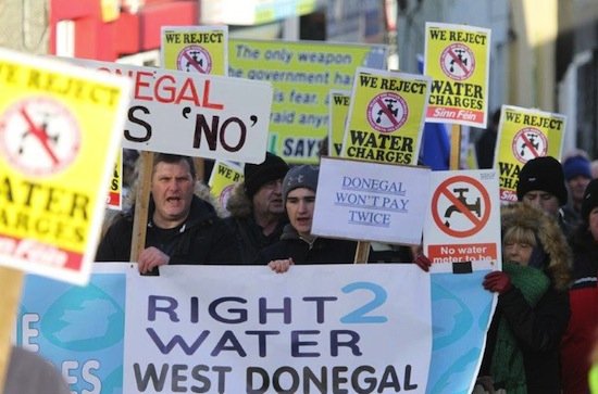Donegal protestors at a previous march. Pic by Northwest Newspix.
