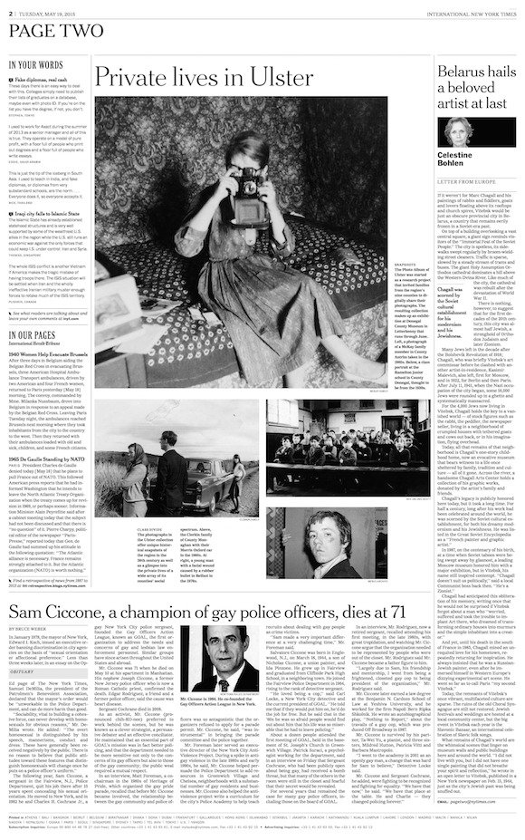 The feature on Donegal County Museum in the New York Times