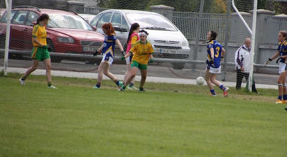Amy Boyle Carr celebrates her goal against Tipperary in the All-Ireland final. The replay is this Saturday in Tuam. Pic Gabrielle Gallagher