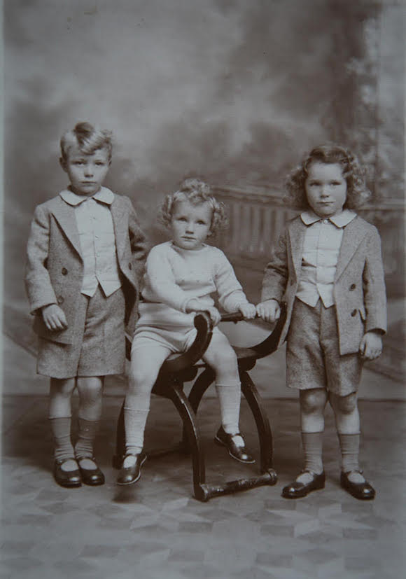 Bert and Lexie with their younger brother Bill in the centre pictured when the children were growing up in Ramelton Co Donegal. Photo Brian McDaid