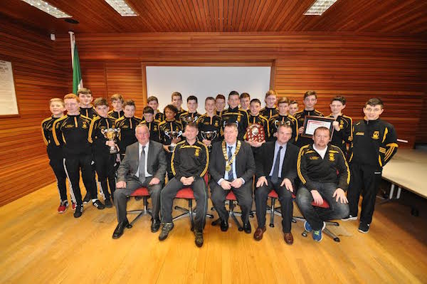 Some team for one team: The history boys at their civic reception tonight