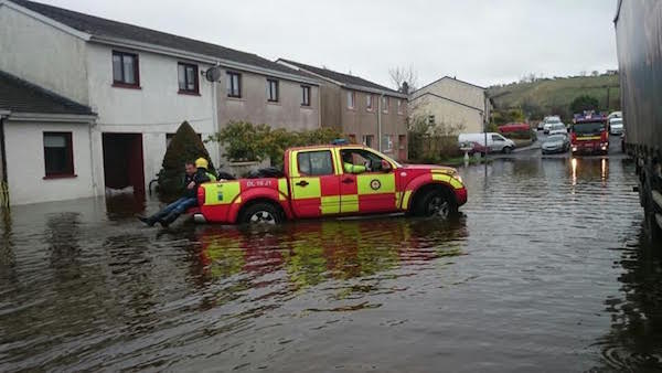  Homes in Donegal Town flooded 
