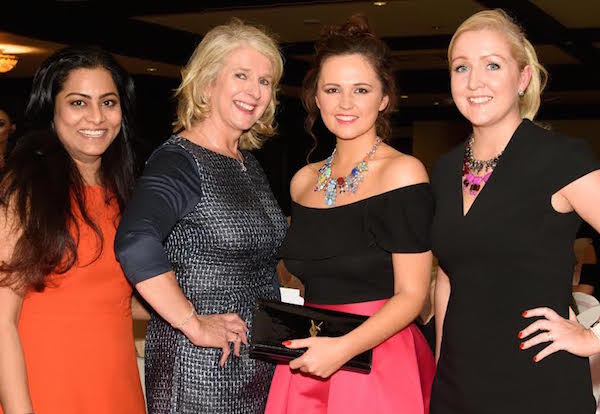 L-R Anjali Mohammed Saffron Hair & Beauty Owner, Loretto Mc Eniff Hotel Director and Carolynne Harrison, Sales & Marketing Manager