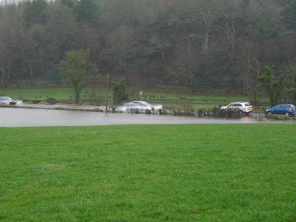 Farmer Jonathon Magee says the road has flooded for the tenth year in succession. 