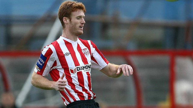 Sean Houston in action for Derry City last season. 