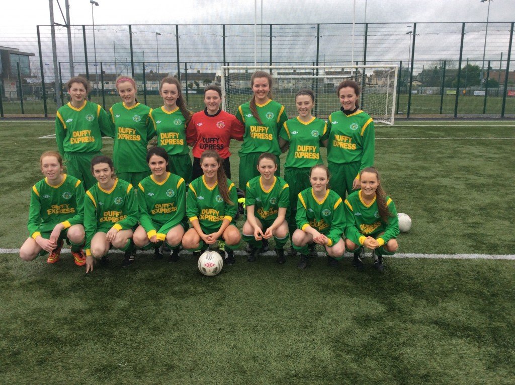Lagan Harps U18 girls team recorded a stunning win over Douglas Hall. 