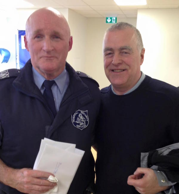 Cllr Kavanagh with Brian