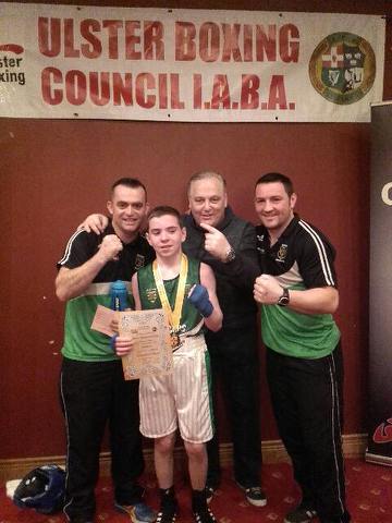 Liam Crawford Raphoe ABC Ulster Champion Winner. 