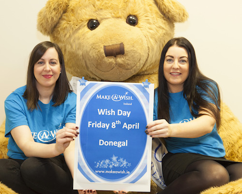 Pictured at the launch of Wish Day in Donegal on Friday 8th April in aid of Make-A-Wish were Irene Timmins & Emma Horgan from Make-A-Wish Ireland.