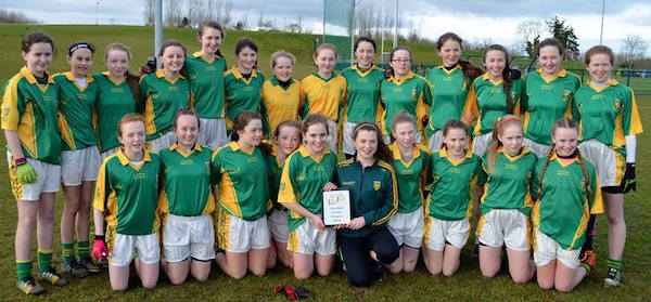The Donegal U14 girls league team who lifted the Ulster Plate