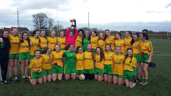 The Donegal Championship team which lifted the Ulster Blitz title on Saturday