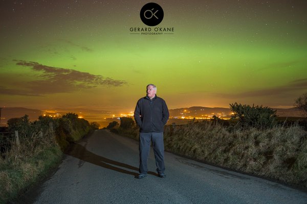 Gerard O'Kane's stunning image this evening