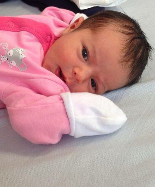 Our youngest motoring fan Ailish Kelly born on Leap Year's day this week to rally driver Daniel and his wife Lisa Kelly,