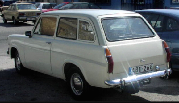 The hybrid of the 70's A Ford Anglia Estate