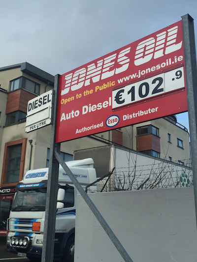 Jones Oil best price again this week at 102.9 for diesel