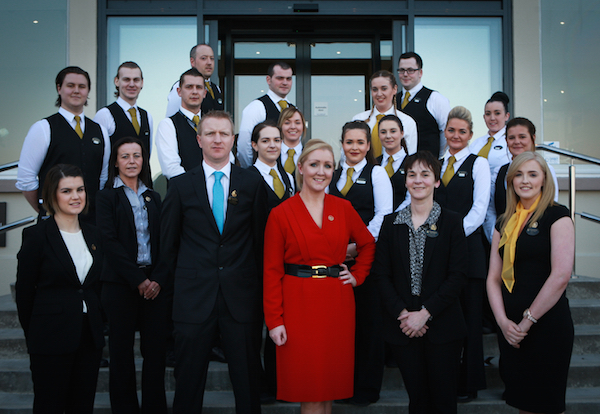 Manager of the Shandon Hotel and Spa Carolynne Harrison and her staff treated guests to an amazing first night at the hotel.