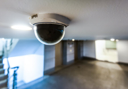 A CCTV camera was installed in the couple's home.