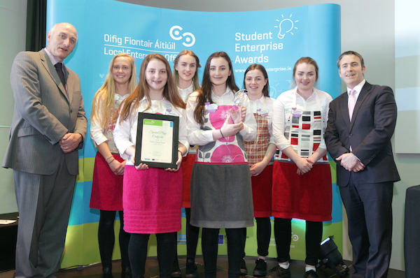 The second Donegal winner was ‘Kitchen Kouture’ from Royal and Prior Comprehensive School, Raphoe, who won ‘Best Display Category’ for their unique handcrafted aprons.