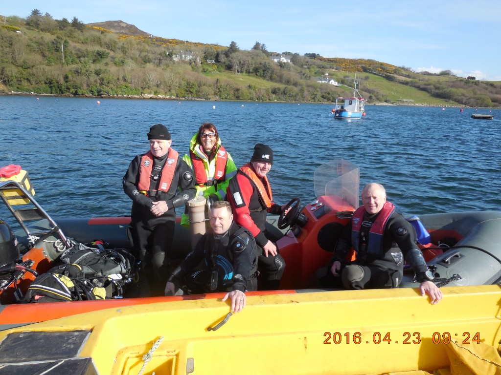 2016-04-24 Sheephaen SAC Saturday Morning Dive Party, Mevagh, Co. Donegal.