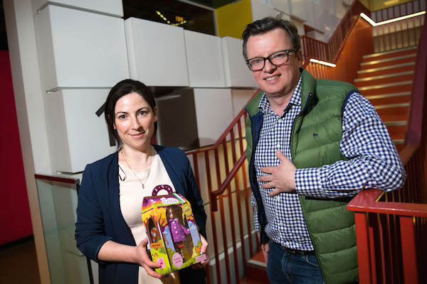 Google adopt A startup. Pictured are Kaitriona McBride, Ian Harkin both from Arklu. Picture by Shane O'Neill Photography.