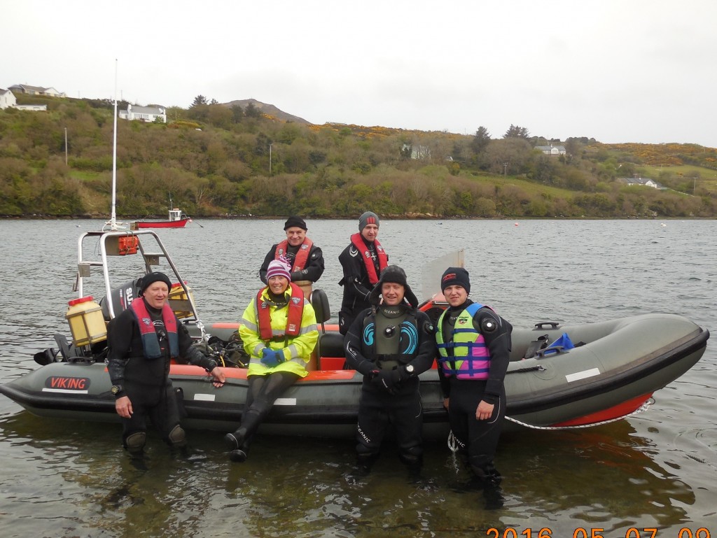 2016-05-07 Sheephaven Saturday Morning Campbells Bed Dive Party, Mevagh, Co. Donegal.