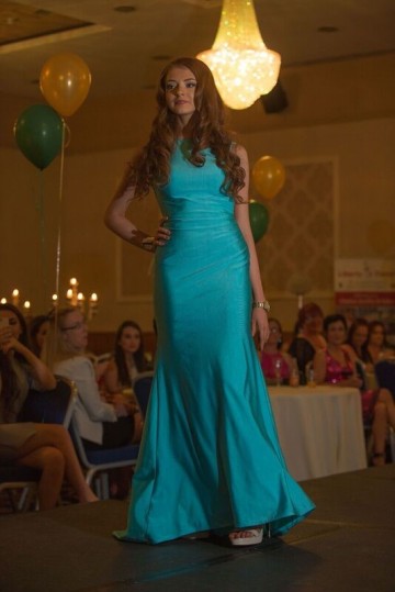 The stunning Breda Mc Conalogue on the runway. 