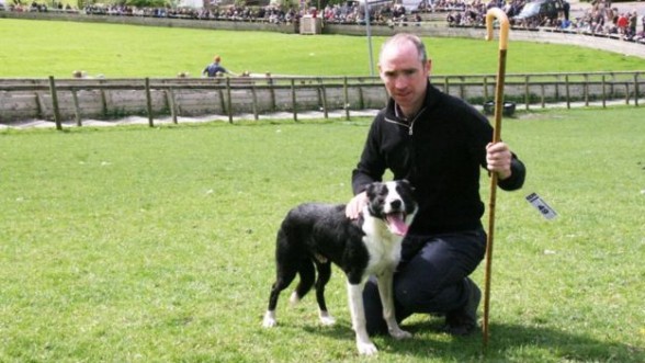 Capt and his former owner Padraig Doherty 