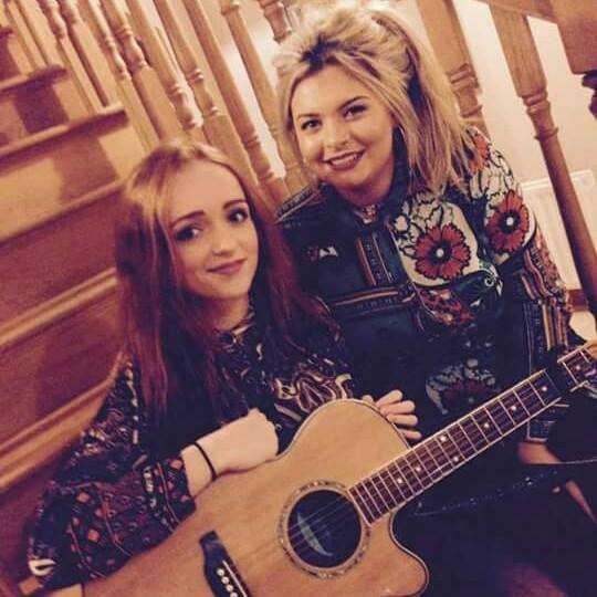 Caitlin and Chloe who make up a very exciting up and coming duo named Velvet Rose