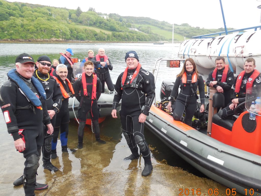 2016-06-05 Sheephaven Sunday Morning Kalliopis Dive Party, Mevagh, Co. Donegal.