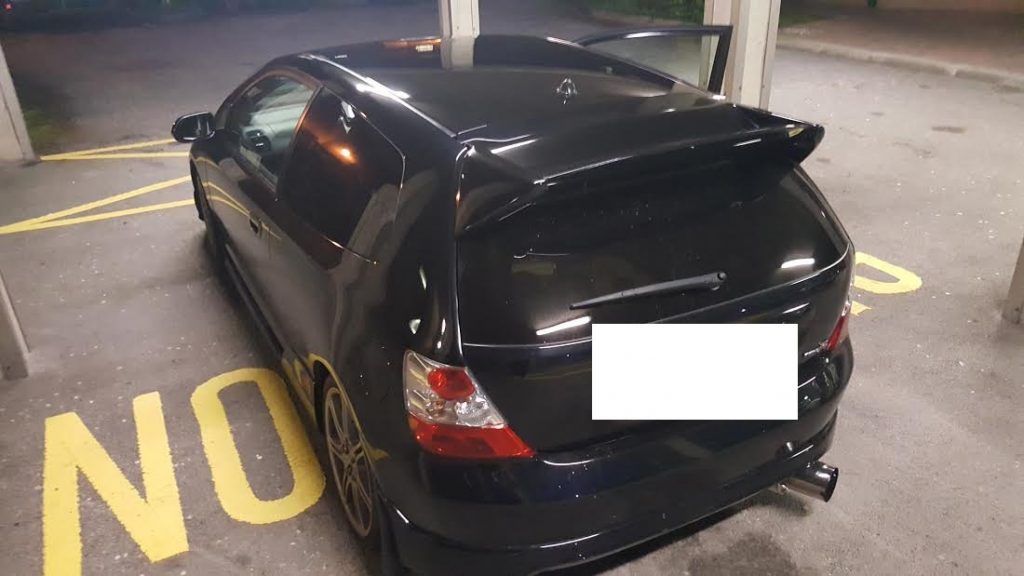 This car has been seized by Gardaí after speeding at 194km/hr