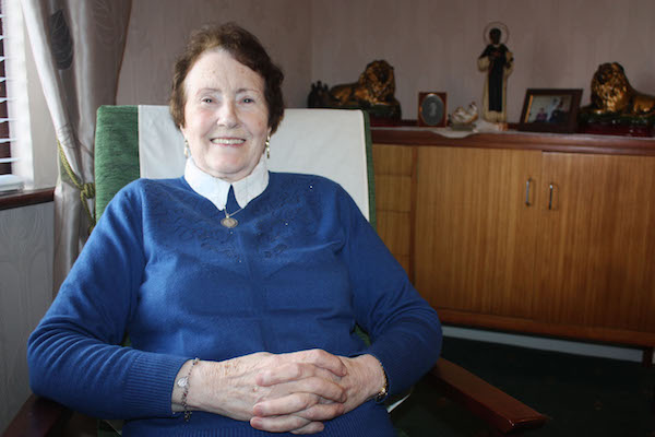 Fanny Nic Aoidh from An Bun Beag in Donegal, participant in the series Sin an Saol on RTÉ Raidió na Gaeltachta.